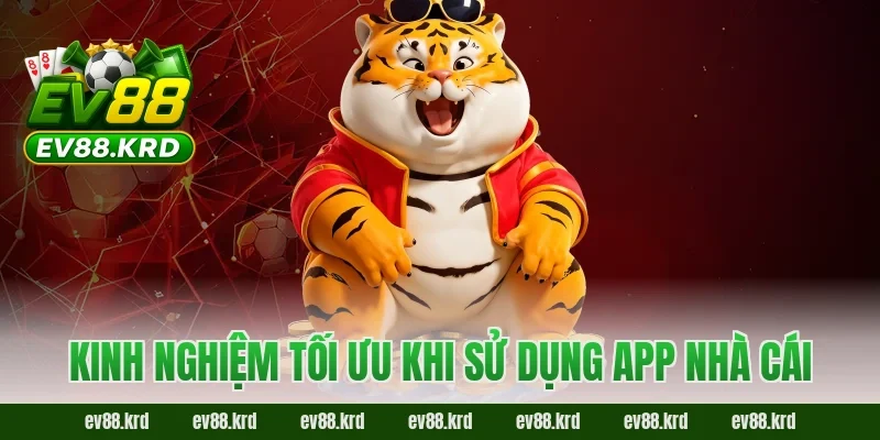 Kinh nghiệm tối ưu khi sử dụng app nhà cái 